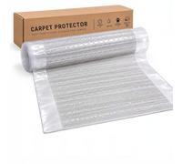 RIXI Clear Heavy Duty Vinyl Carpet Runner Protector Waterproof 2m x 0.68m | 100% waterproof clear vinyl carpet protector. Durable floor runner helps guard carpets against spills, dirt and daily wear.
