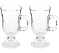 RIXI Set of 2 Irish Coffee Cups by Pasabache in Glass Tall Coffee Glass Mugs