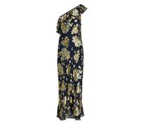 Rixo Leon Floral One-shoulder Chiffon Midi Dress - Multicoloured - 14 (UK 14 / L)