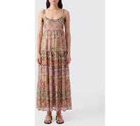 RIXO LONDON Ethnic Print Viscose Blend Midi Dress with Thin Straps - Size: 8 - female