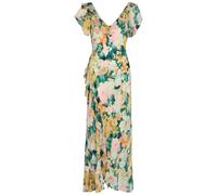 Rixo Meadow Floral-print Silk Midi Dress - Green - 6 (UK6 / Xxs)