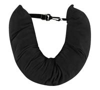 Rixotix neck pillow, for Travel， Stuffable with Clothes, Travel cervix pillows With Adjustable Straps, Soft Pillow Fillable Go Travel for Essentials Extra Luggage (SIZE:black)