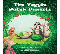 Riya Aarini The Veggie Patch Bandits Hardcover Book in White Riya Aarini White