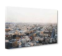Riyadh Skyline In Saudi Arabia Canvas Print | Gallery Wrapped 30mm Frame Wall Art | 30x20 inches | Ready to Hang | Modern Cityscape Picture | Living Room Bedroom Lounge Office