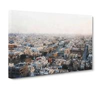 Riyadh Skyline In Saudi Arabia Canvas Print | Gallery Wrapped 30mm Frame Wall Art | 30x20 inches | Ready to Hang | Modern Cityscape Picture | Living Room Bedroom Lounge Office