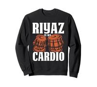 Riyaz Is My Cardio Funny Indian Classical Music Sweatshirt