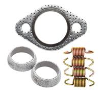 Riyitauto Exhaust Gasket Spring Rebuild Kit for Polaris Sportsman 400 450 500 2001-2014 Ranger 400 425 500 Scrambler 500 Hawkeye 400 Worker 500