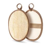 RIYNIBIY 2PCS Loofah Exfoliating Body Scrubber, Exfoliating Body Scrubber for Shower & Bath, Made with Natural Egyptian Shower Loofah Sponge, Shower Exfoliator & Exfoliating Loofah for Women and Men