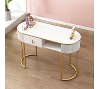RIYUE_SHENGHENG Nail Tech Desk Artist Hand Manicure Table, Professional Modern Nail Beauty Workstation Wooden Salon Spa Nail Desk with Drawers and 3 Layers Storage Cabinet,home Beauty Salon Equipment