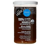 Rizes Greek Delicatessen 100% Fruit Spread Mirabelle with Mountain Tea, 300 g, Pack of 2 x 300g (Total: 600g) - NO added sugar, NO added pectin, NO artificial colours or aromas, NO preservatives