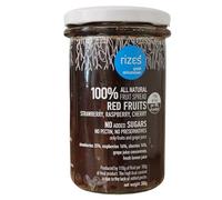 Rizes Gr elicatessen 100% Natural Red Fruits Spread - Strawberry, Raspberry & Cherry - No Added Sugar, No Pectin, No Preservatives - Vegan & Handmade Gr ruit Preserve 300g
