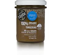 Rizes Greek Delicatessen Organic 100% Fruit Spread Tangerine | Greek Marmalade Alternative with Real Fruit & No Added Sugar | Pack of 2 x 230g (460g Total)