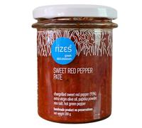 Rizes Greek Delicatessen Sweet Red Pepper Paste 200 g | Handpicked Smoked Pepper Spread | Vegan & Vegetarian Friendly | Gourmet Mediterranean Dip & Sauce