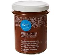 Rizes Gr elicatessen Sweet Red Pepper Sauce with Onion 200 g,Bright orange red