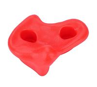 RIZGHWOY 10PCS Plastic Climbing Wall Rocks Set Human Body Mechanics Design Safe for Outdoor Buildings Walls (Red)