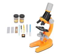 RIZGHWOY 1200X Microscope Training Toy for the HD Children's Microscope Kit with Sample Slides (Orange)