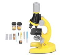 RIZGHWOY 1200X Microscope Training Toy for the HD Children's Microscope Kit with Sample Slides (Yellow)