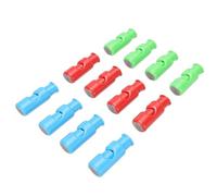 RIZGHWOY 12PCS Reusable Plastic Chip Clips, Press to Close Sealing Clips for Bread Bags Snacks, Suitable for Kitchen Camping Travel