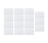 RIZGHWOY 15PCS Rabbit Feet Pad, Food Grade Plastic Easy Cleaning Bunny Cage Floor Mat with 2 Clips for Guinea Pig and Small Pets (White)