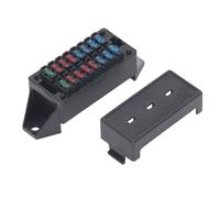 RIZGHWOY 16 Way Blade Set, Large Capacity and Easy Installation 16PCS Mini with 32 Terminals for Automotive, Boats and Buses, ABS Material