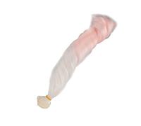 RIZGHWOY 25 Cm in Length 1 M in Width Wig Gradient Pink Gradient At High Temperature Versatile Silk Style for the Creative Game of Articulated Dolls with (Type 2)