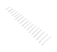 RIZGHWOY 340Pcs Durable Spring Bar Tool Diverse Sizes Steel Watch Pins for Professional Repair and Maintenance 1.3mm 10-26mm