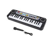 RIZGHWOY 37 Key Electric Keyboard Piano with Microphone 3 Tones 8 Rhythms 24 Demo Songs Portable Kids Musical Toy for Children Singing and Playing
