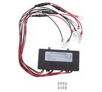 RIZGHWOY 48V Battery Equalizer LED Display Voltage Balancer with Reverse Polarity Prevention for 4x12V Gel Flood AGM Car Boat Solar System