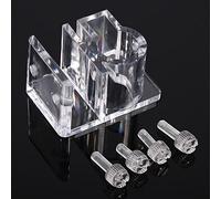 RIZGHWOY Acrylic Aquarium Pipe Clip Clamp Holder Hose Tube Mount Bracket with Hot Bending Design Self-Fitted Screws for 13-17mm Outside Diameter Filter Water Pipe