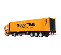 RIZGHWOY Alloy container: Toy Toy High Simulation Car Vehicle, Easy to Use for the Collection, 4 Colors Available, Retirement Function (Container Truck)