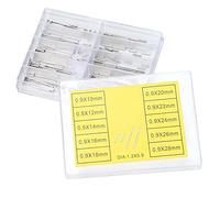 RIZGHWOY Alloy Watch Tube Bar - 100Pcs Rust-Resistant Connecting Shafts for Watchband Replacement - 0.9mm Various Sizes, Ideal for Watch Repair