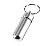 RIZGHWOY Aluminum Storage Case with Seal for Emergency Pills and Tabs for Keychain and Outdoor Accessory