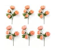 RIZGHWOY Artificial Flowers, UV Fade Resistant & Pollen Free (Champagne)