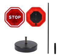 RIZGHWOY Auto Parking Sensor with Flashing LED, Adjustable 4-Section Pole and Weighted Base, with Complete Installation Kit, for Garage Car Stop Detector