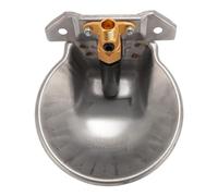 RIZGHWOY Automatic Sheep Waterer Stainless Steel Anti Bite Automatic Drinking Water Bowl with Brass Water Valve for Goat Calves Cattle Livestock