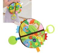 RIZGHWOY Baby Baby Book Colorifast Fabric Sound Sound for Early Education, for Babies From 0 to 3 Years Old (Forest)