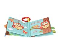 RIZGHWOY Baby Fabric Book Soft Baby Educational Toy for Babies, Lion of Monkey Puppy Owls, 6 Months +, Polyester Material (Type 2)