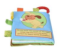 RIZGHWOY Baby Fabric Book Soft Baby Educational Toy for Babies, Lion of Monkey Puppy Owls, 6 Months +, Polyester Material (Type 1)