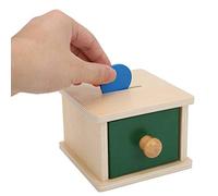 RIZGHWOY Baby Imbucare Box Formation Threecolor Ball Box for Early Childhood Education, Color Detection and Manual Coordination, Ball Wood Toys To Learn and Play (Roll and box)