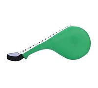 RIZGHWOY Boxing Training Target Pad Wearable PU Leather for Kick Punching, Ideal for Wing Chun, Black (Green)