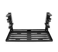 RIZGHWOY Cable Management Tray, Carbon Steel Under Desk Organizer, Clamp Mount