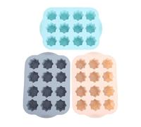 RIZGHWOY Canele Mold, 12 Cavity Nonstick Silicone Baking Pan for French Pastry, with 3 Pans for Cupcakes Muffins, Food Grade Flexible Detail Design Easy