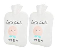 RIZGHWOY Cartoon Portable Hot Water Bottles and Heater Protection of Winter -Handed Leaks for Pain Relief and Sports Injuries, 2 Pieces