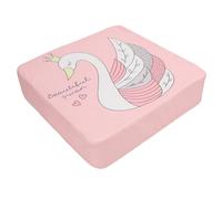 RIZGHWOY Children's Booster Cushion, Cartoon Non-Slip Portable Chair, Restaurant Growing Pad, Polyester Fiber Material (Swan)