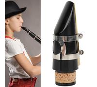 RIZGHWOY Clarinet Mouthpiece with Reed, Excellent ABS Construction, Designed for Serious Players and Music Enthusiasts, Black, 2 Items