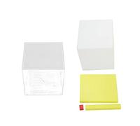 RIZGHWOY Colorful Geometry Model Blocks, Educational Counting Blocks for, Volume Capacity Mathematics Lessons for Primary School, Plastic Material -abs