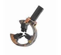 RIZGHWOY Compact & Durable Compound Bow Rest, Lightweight Alloy Material, Center Shot Y-shaped Brushes, Windage Adjustment, Perfect for Left or Right Hand Archers (Camouflage)