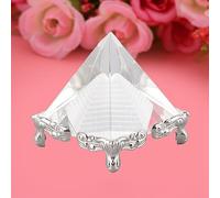 RIZGHWOY Crystal Pyramid -Pyramid Stone Size Figure for Happiness and Better Luck in Life, Exquisite Decoration of the Pink Home
