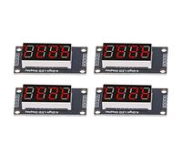 RIZGHWOY Digital LED Display Module 4 Digit, Premium 0.36" Tube for Various Machinery Control, 4 Pack with Easy Installation (Red MRA110B)