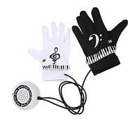 RIZGHWOY Electronic Piano Gloves, Creative Music Instruments with Speakers, Play Anytime for Kids and Adults, Size 215 X 150mm